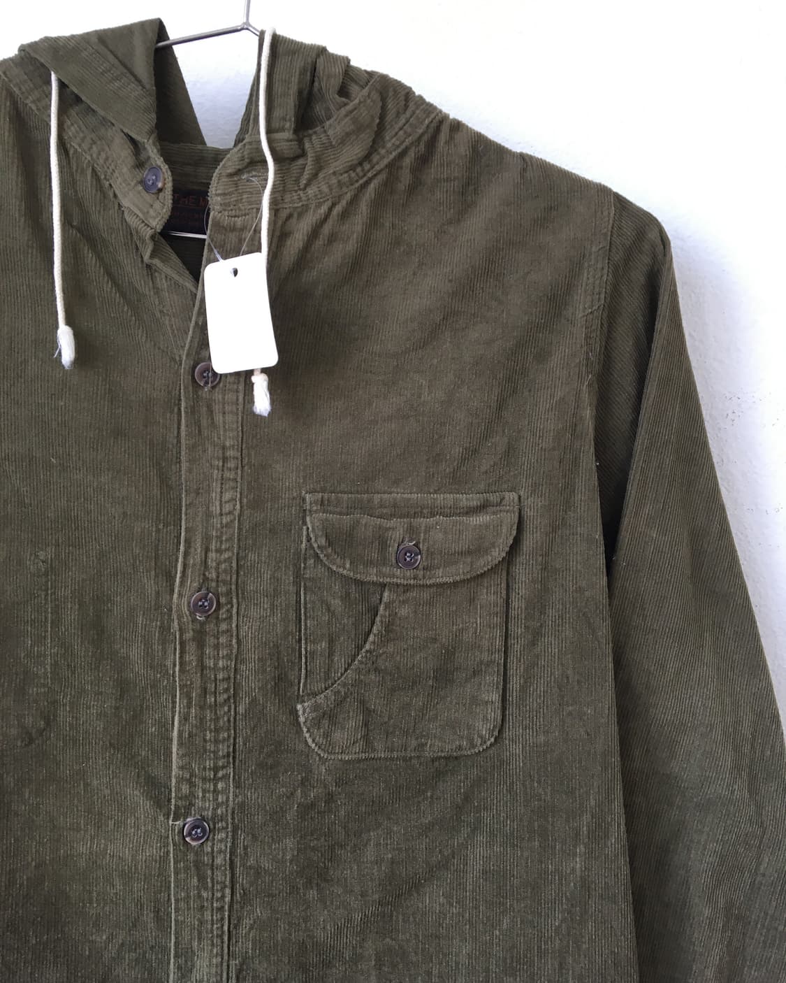 Hood layer corduroy shirt 상품이미지4