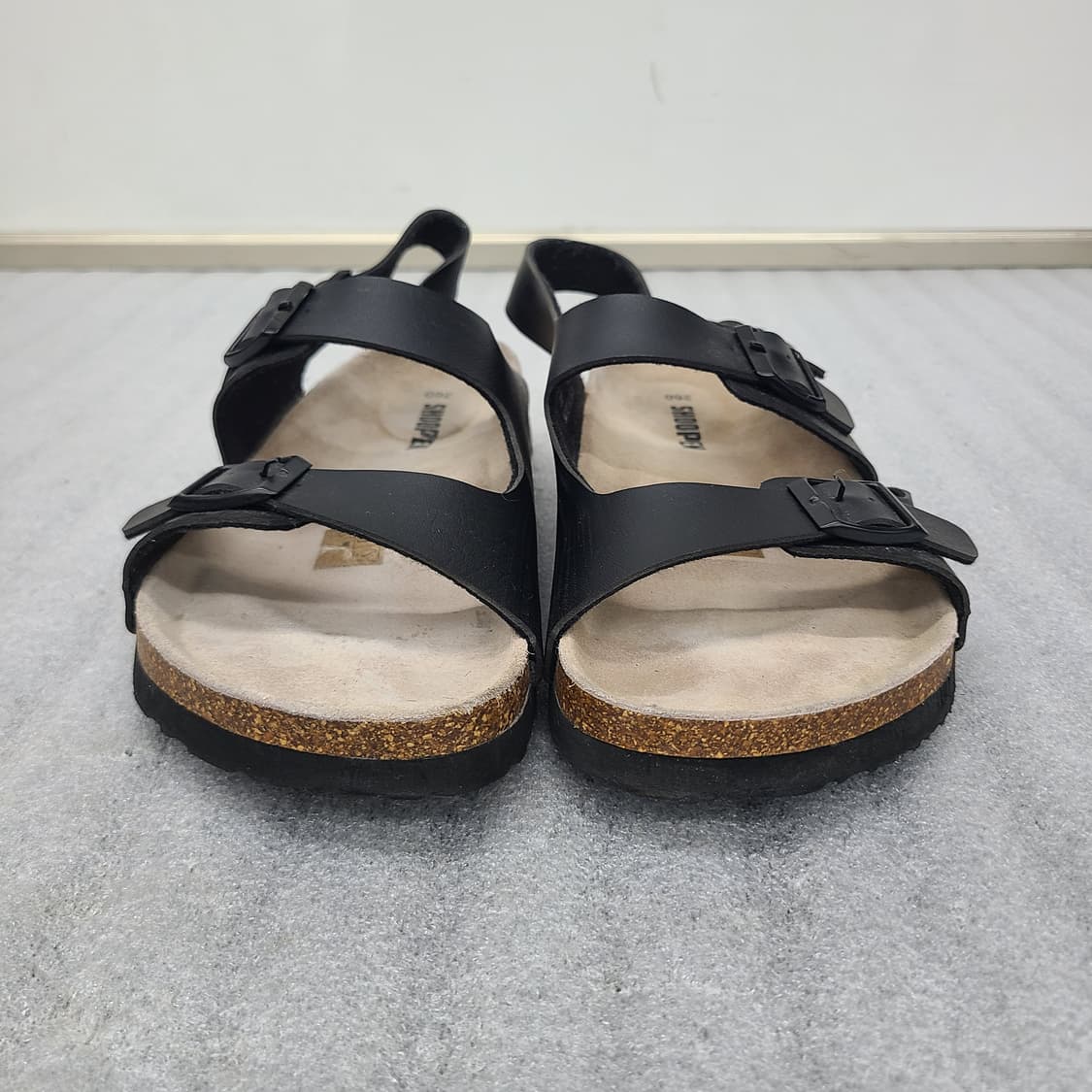 미착용 슈펜 남성 블랙 샌들 260mm 상품이미지2