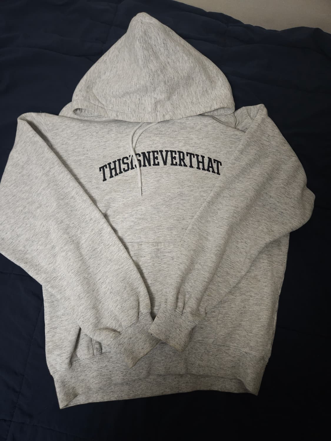 디스이스네버뎃 화이트 후드티 M 상품이미지1