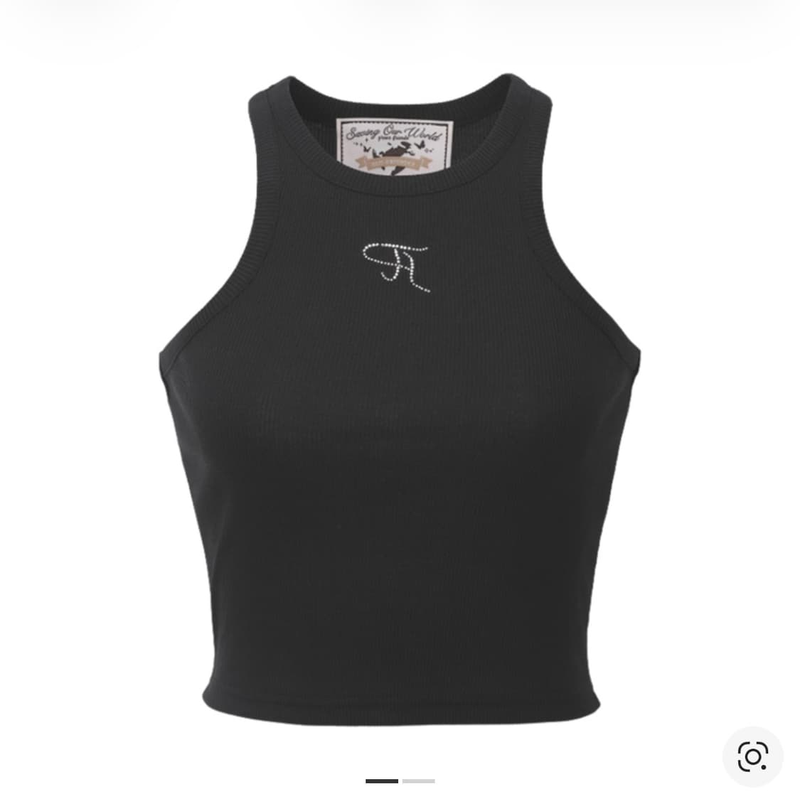 쓰리타임즈 쥬얼 탱크탑 나시 크롭 m 상품이미지1