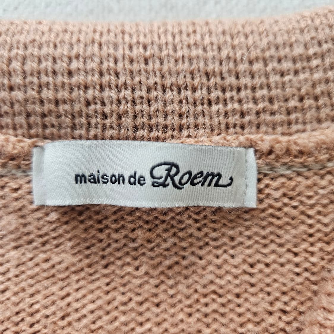 90 메종 드 로엠 여성 리본포인트 니트 0402Y 상품이미지3