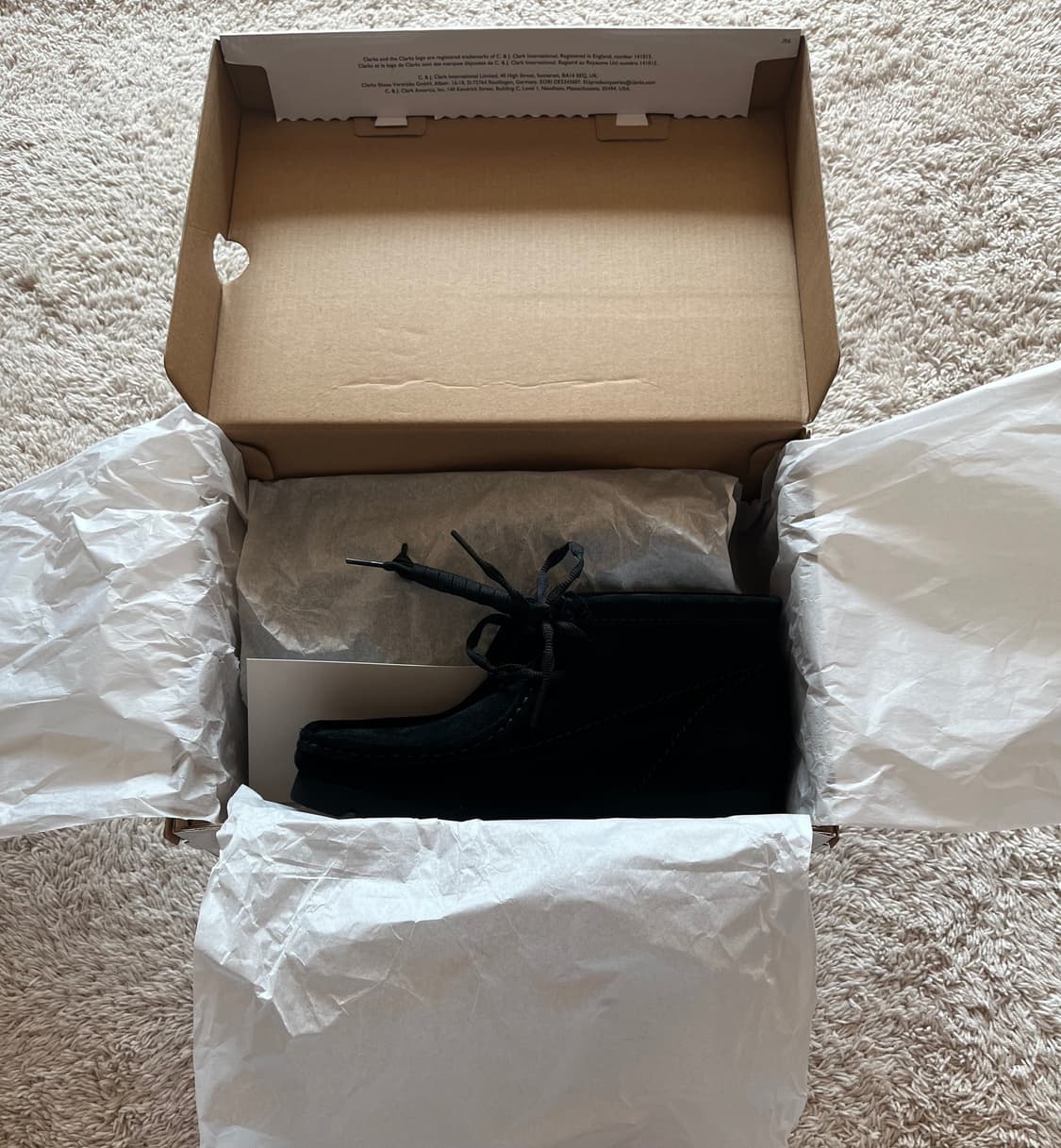 클락스 x 포스트아카이브팩션 왈라비 블랙 250 (6.5) 상품이미지2