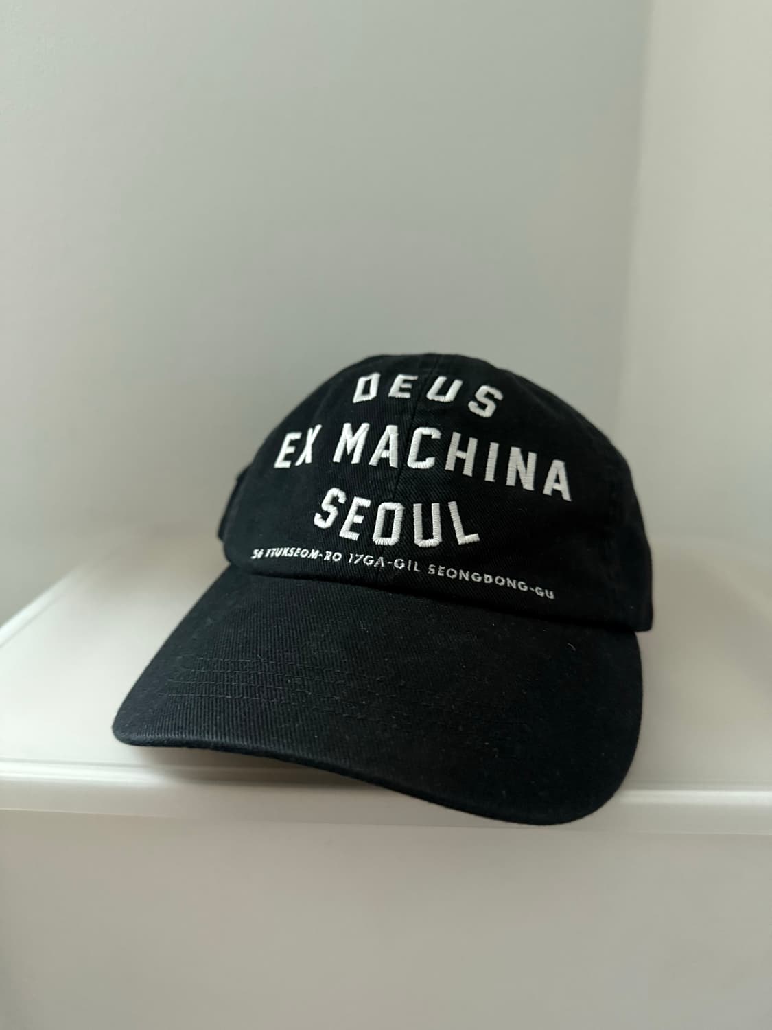 데우스엑스마키나 기본 워싱캡( 블랙 ) 상품이미지1