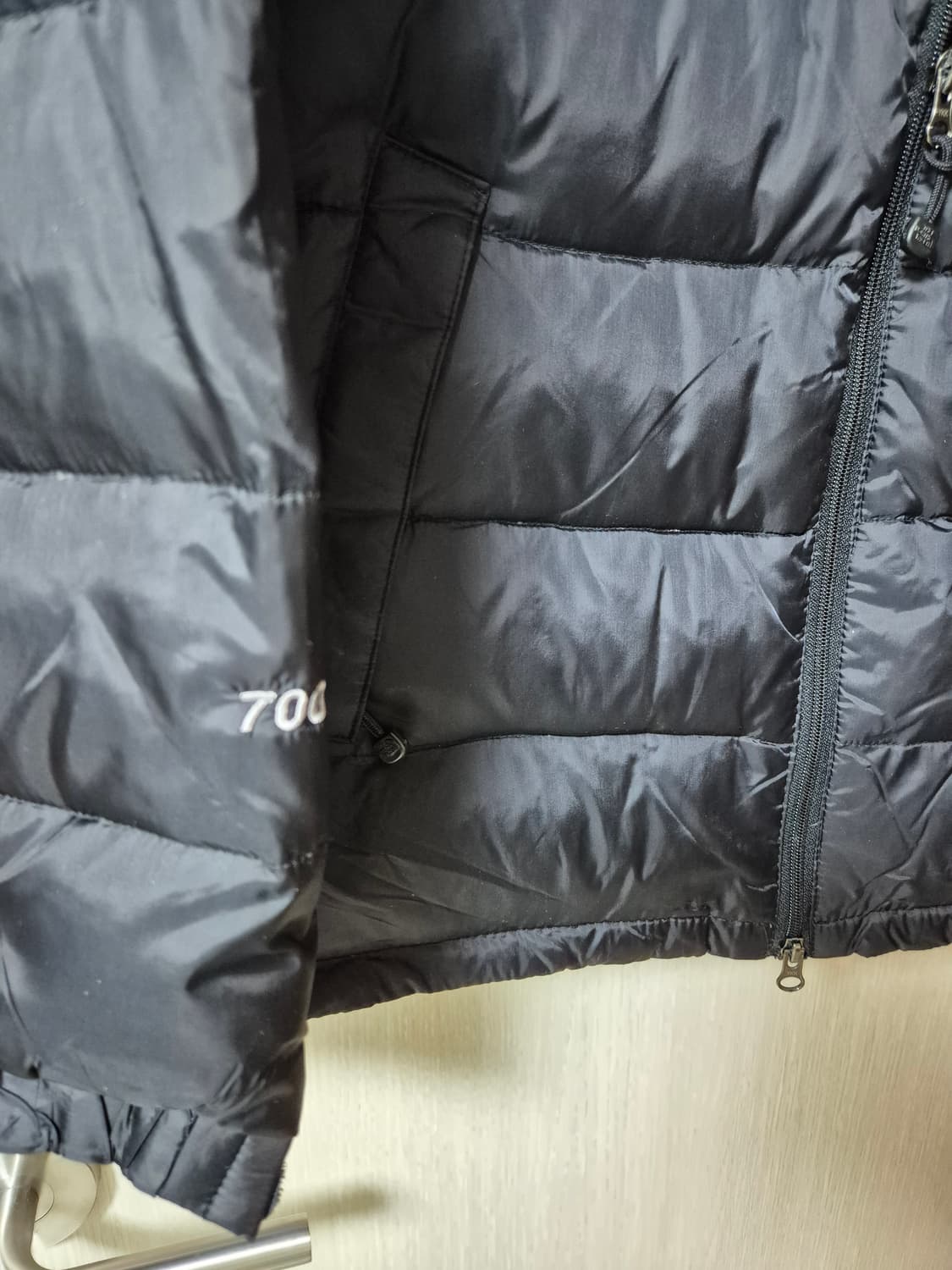 노스페이스 700 LTD 구스다운 패딩 라지 남성 블랙 상품이미지3