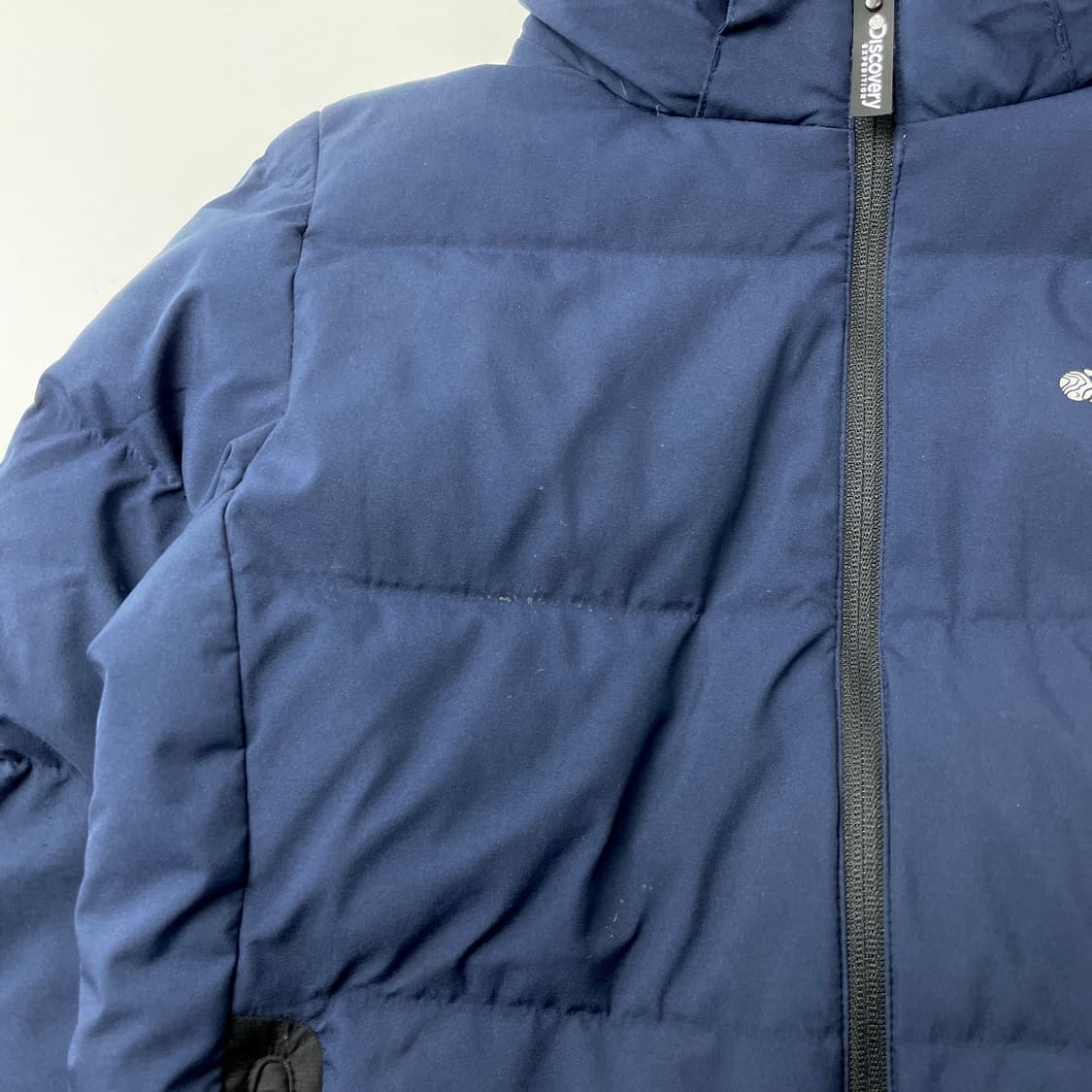 [택포] 디스커버리 구스다운 키즈 패딩 네이비 140 상품이미지5