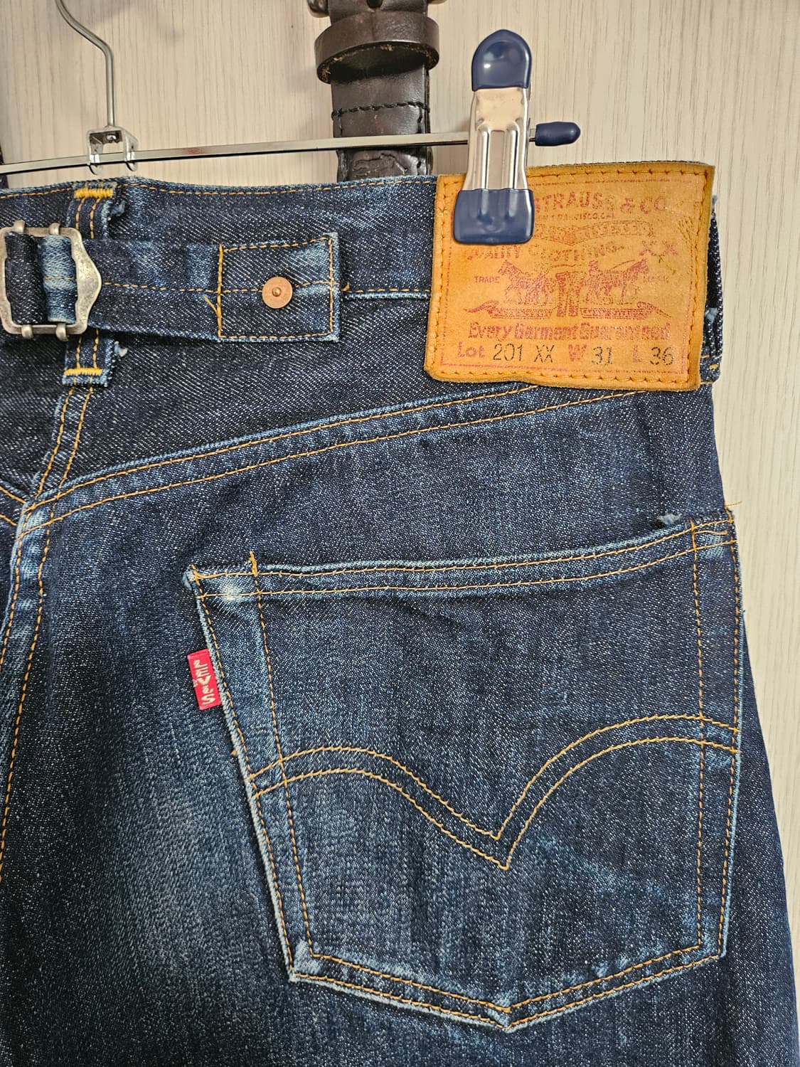 90s levis 201 31x34 리바이스 빈티지 클로징 상품이미지4