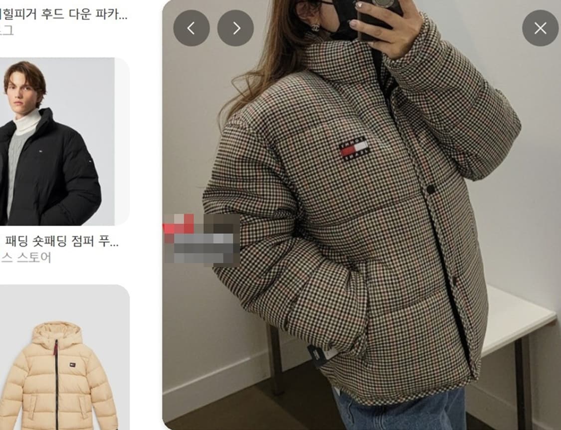 타미힐피거 푸퍼 패딩 점퍼 공용S (여성66-77) 상품이미지2