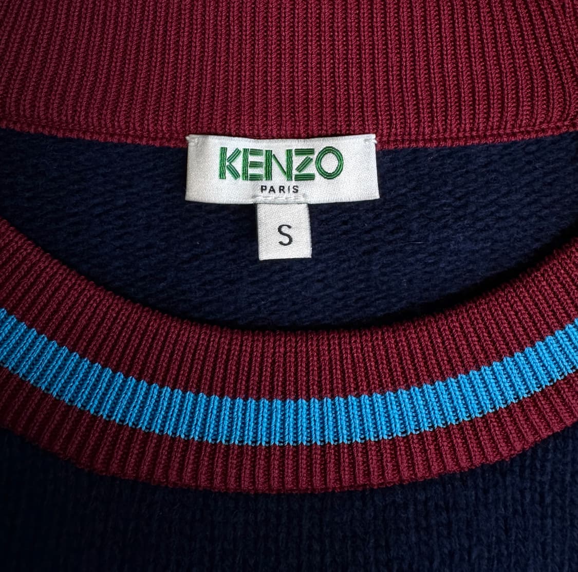 KENZO 겐조 점핑타이거 스트라이프 울 스웨터 S 상품이미지4