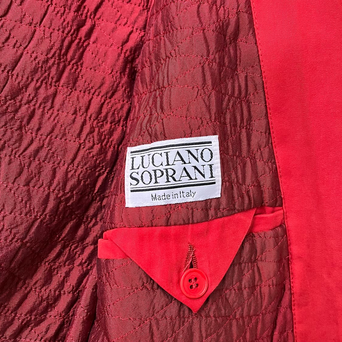 Luciano Soprani 레드 워크 자켓 상품이미지7