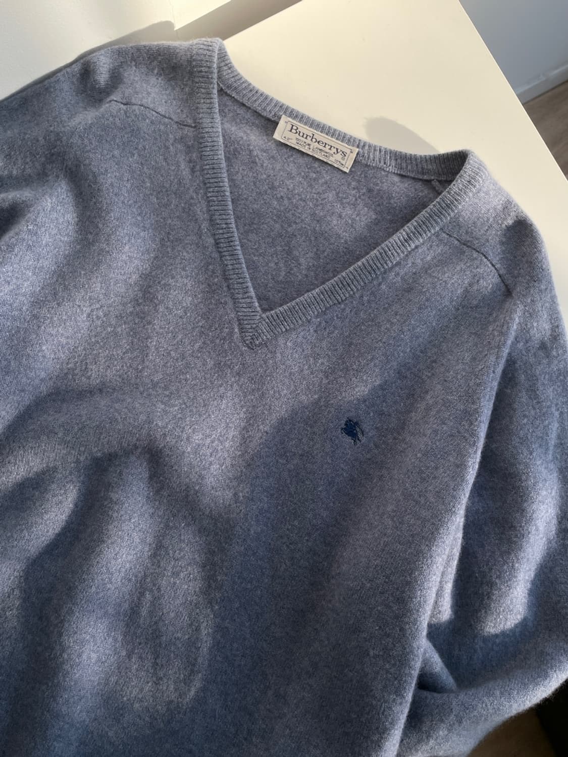 버버리 크레스트 로고 램스울 니트 상품이미지1