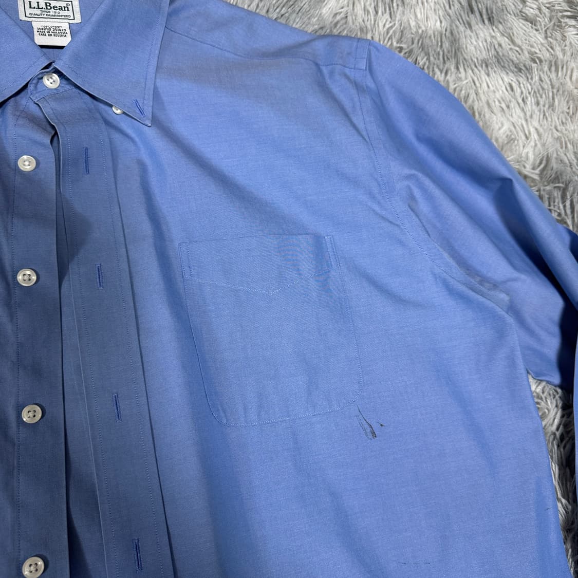 엘엘빈 블루셔츠 2XL사이즈 상품이미지3