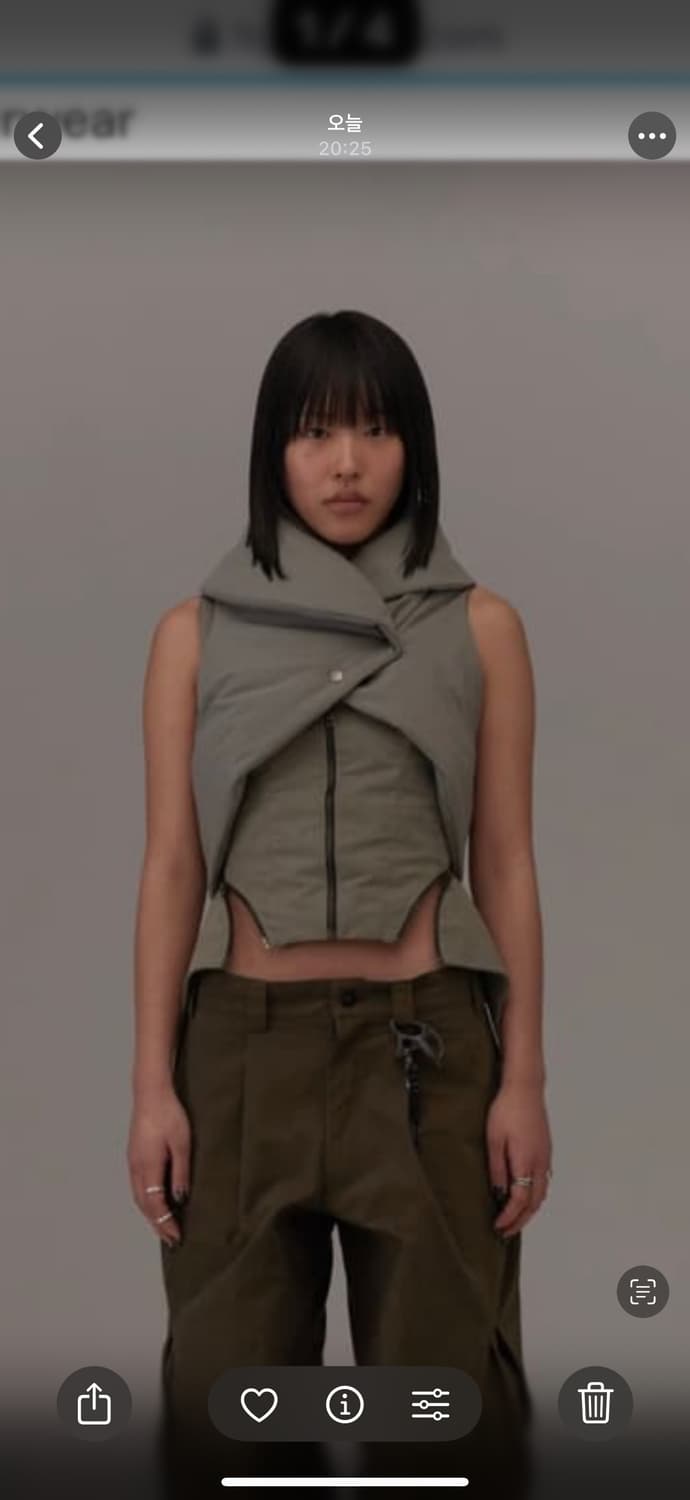 Hyeinseo 혜인서 오라가미 백베스트 웜그레이 사이즈2 상품이미지1