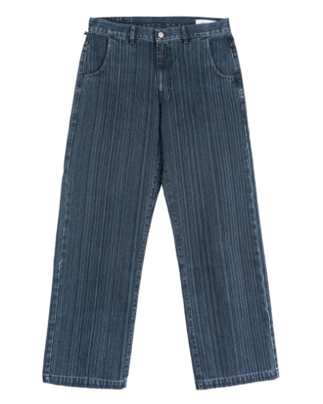 Mfpen STRAIGHT CUT JEANS (BLUE STRIPE) 상품이미지1