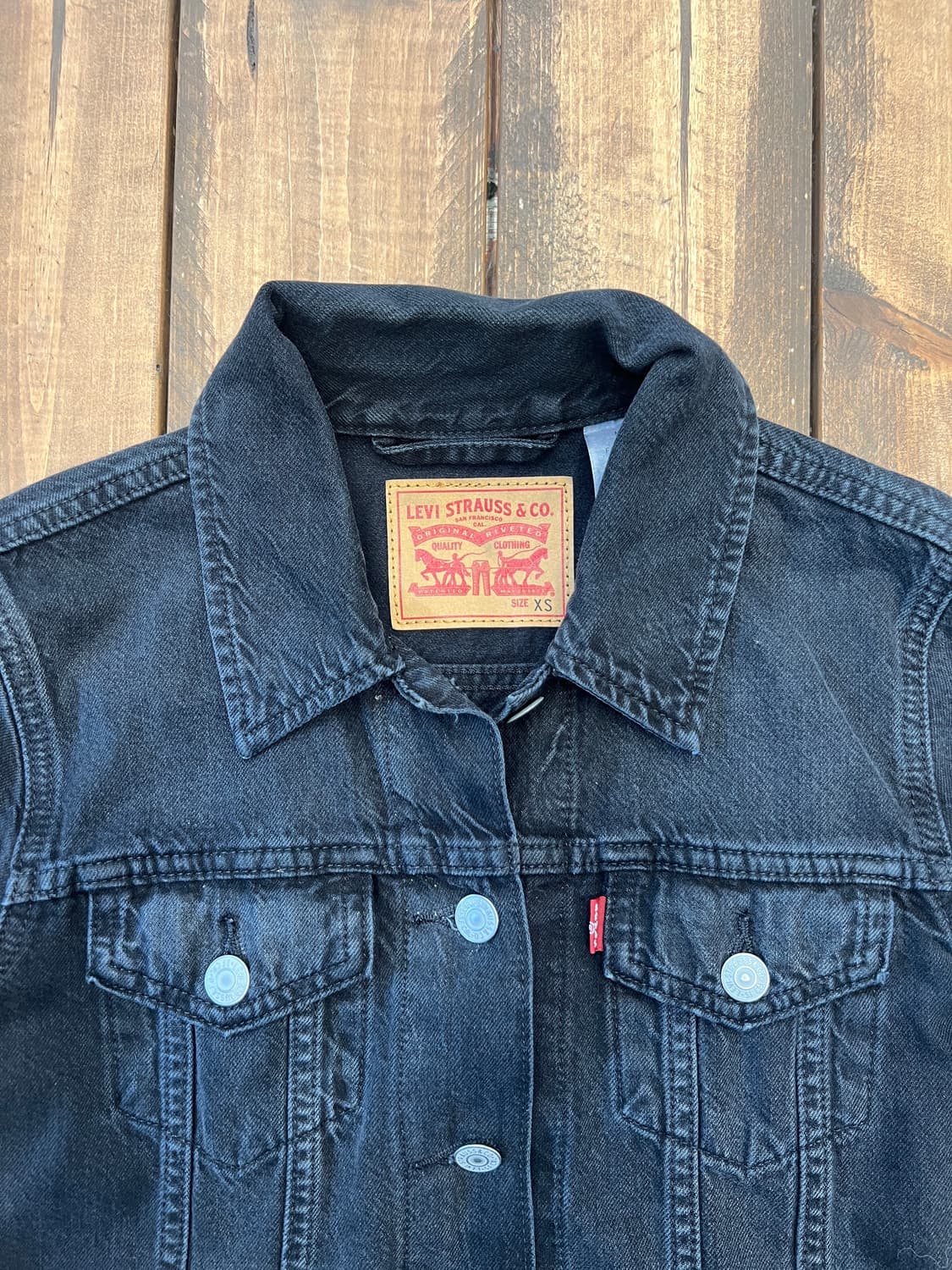 리바이스 블랙 데님 자켓  상품이미지8