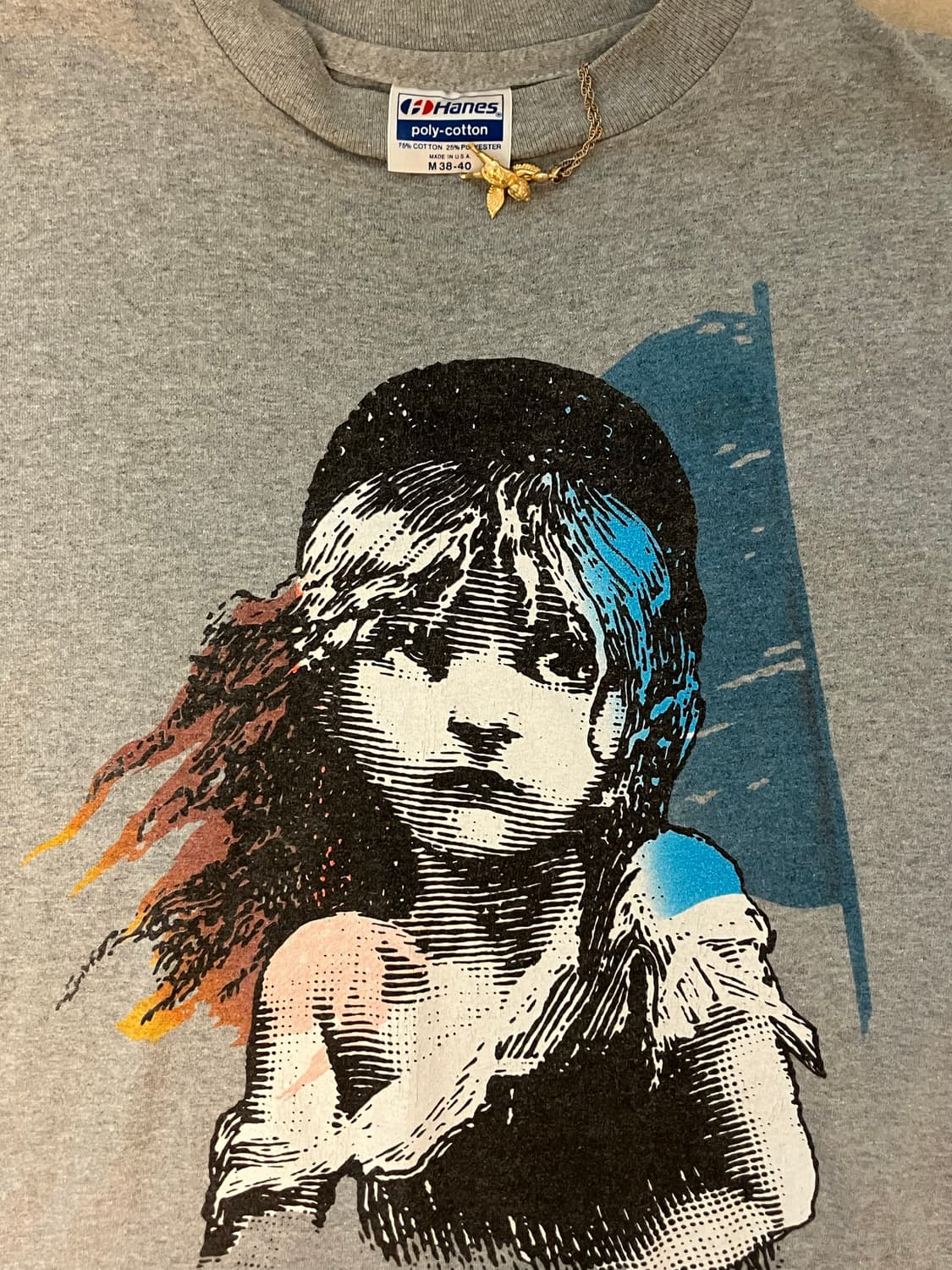 80s Hanes les miserable T shirts 상품이미지3