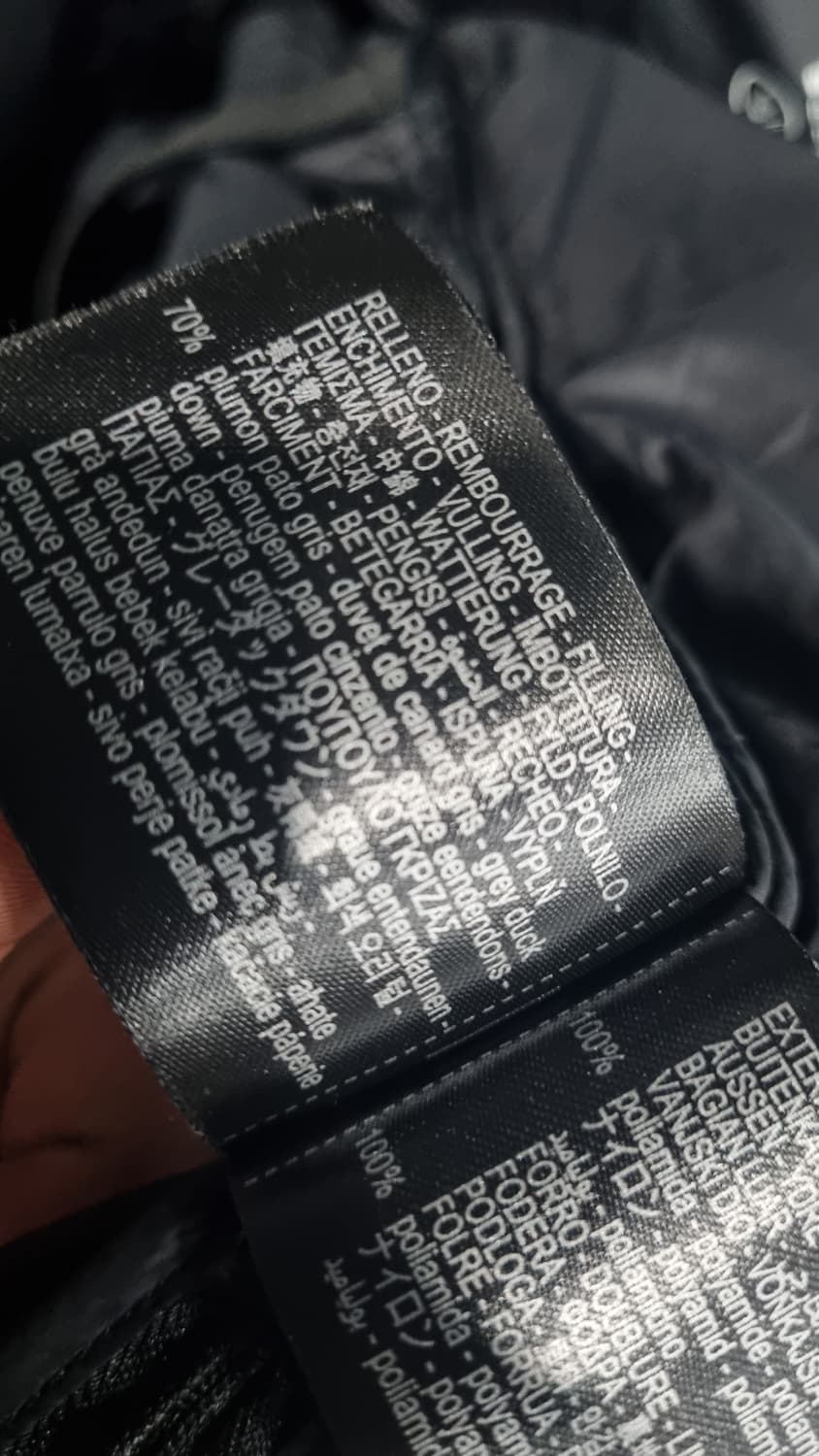 자라 옴므 오리털 롱패딩 xL(105~110) 상태매우좋음 상품이미지6