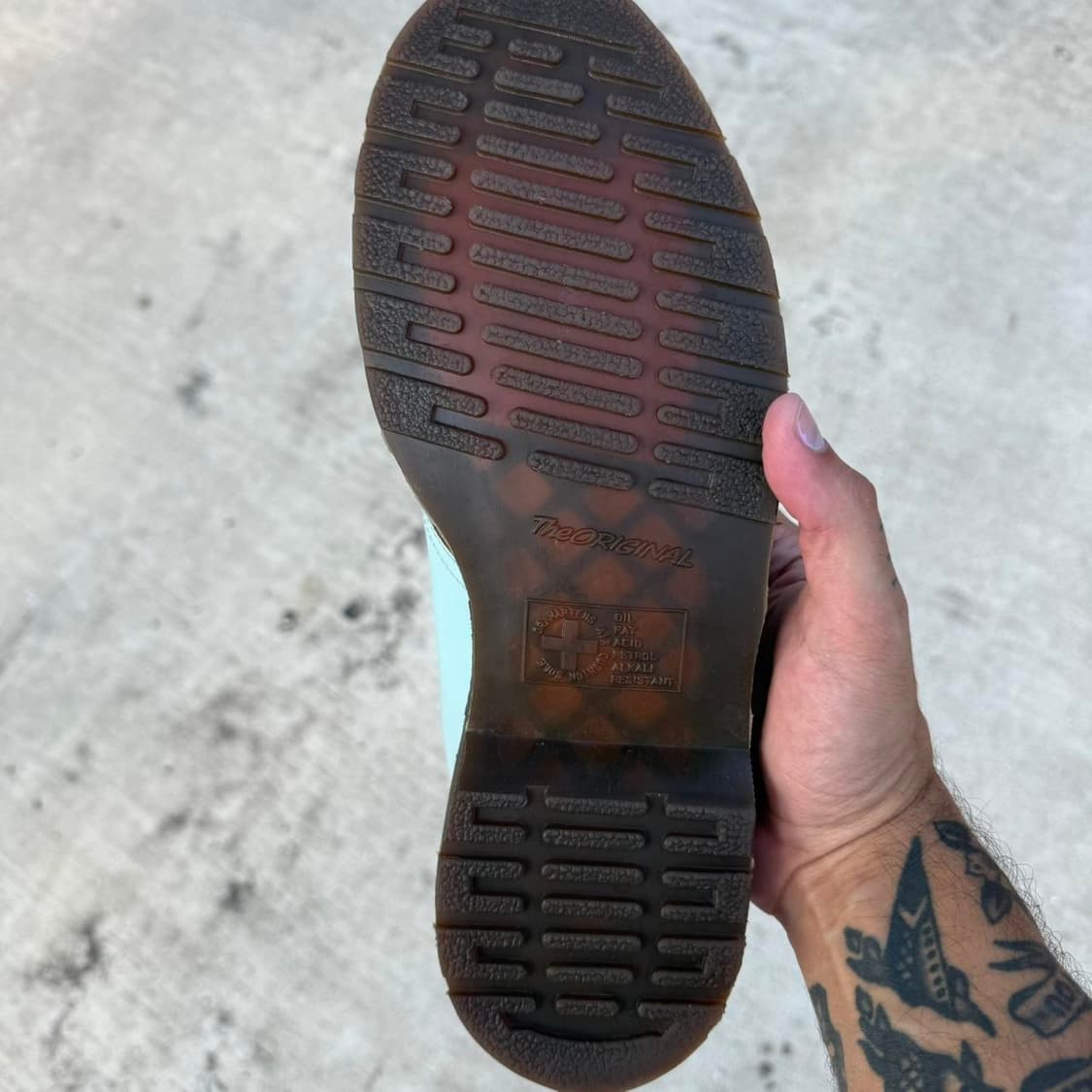 닥터마틴 x 슈프림 1461 3-아이 슈즈 아쿠아 블루 290 상품이미지5