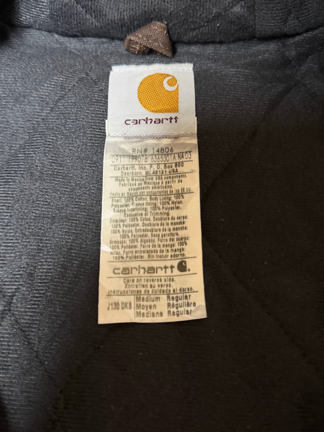 (M)칼하트 액티브 자켓 다크브라운 상품이미지7