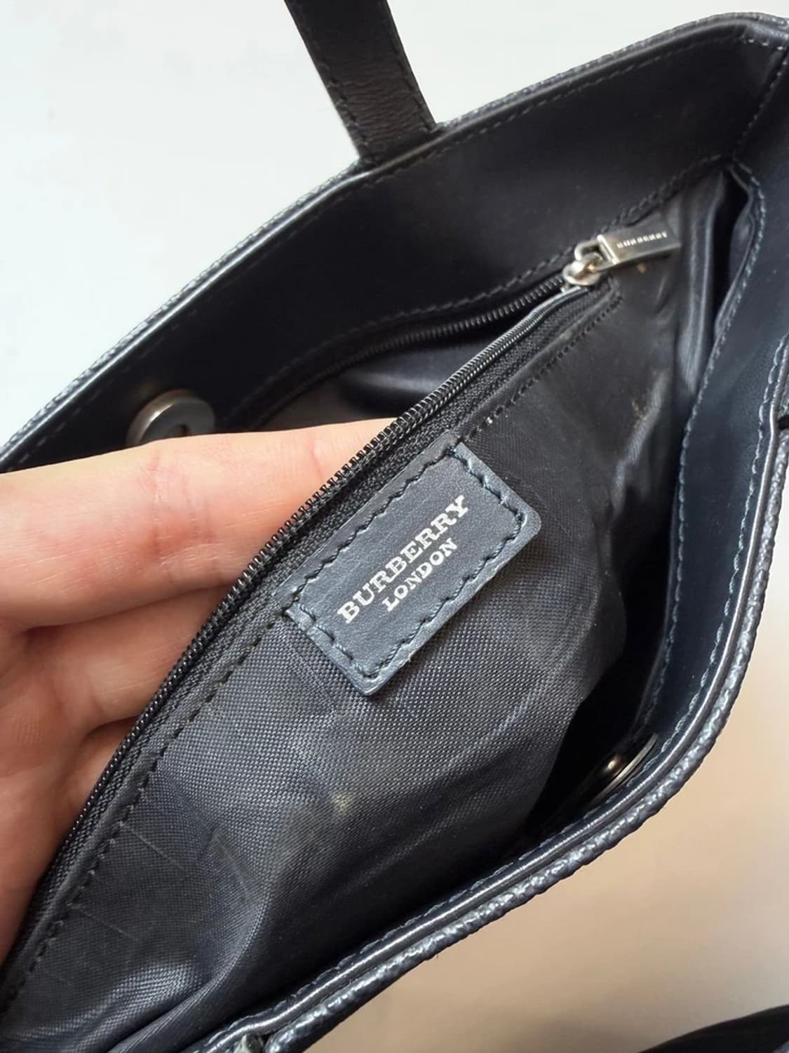 버버리 00's 시그니처 노바체크 미니 토트백 Q1478 상품이미지8