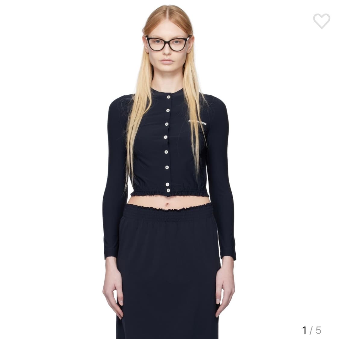 슈슈통 네이비 엘라스틱 피트 가디건 uk8 상품이미지1