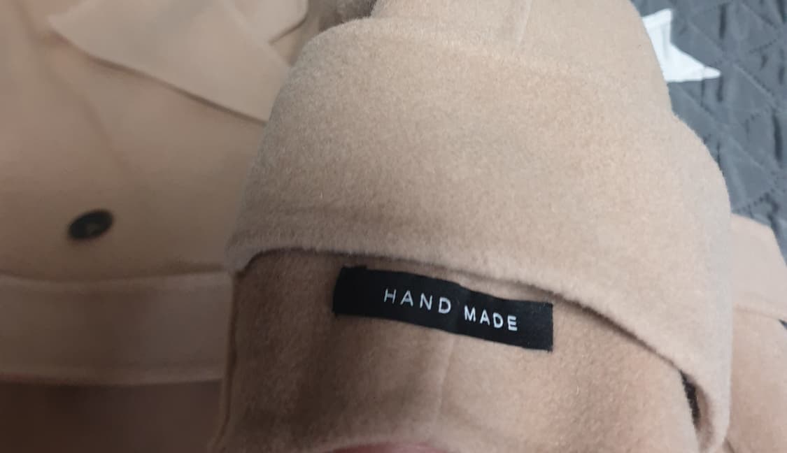 HOUR 핸드메이드 벨티드 울 롱코트 베이지 (F) 상품이미지4