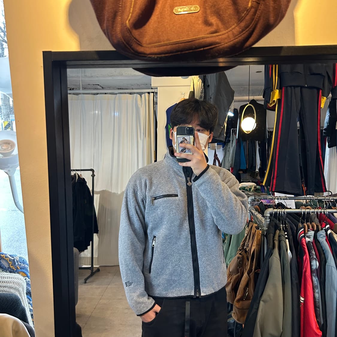 L) 노스페이스 일본판 팔로고 플리스 후리스 집업 상품이미지2