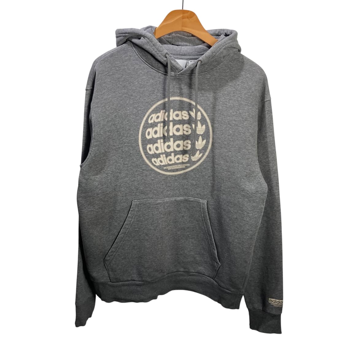 아디다스 프린팅 그레이 후드 상품이미지2