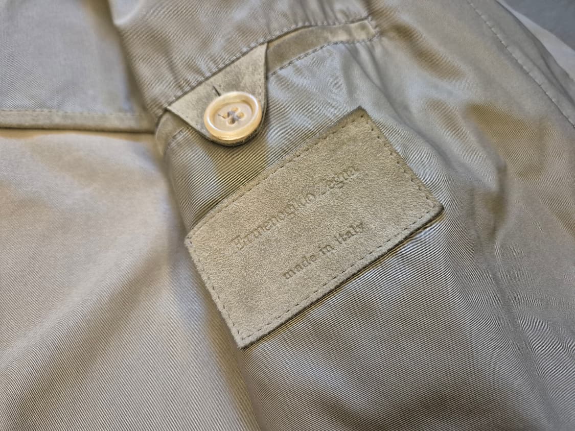 에르메네질도 제냐 스웨이드카라 맥 코트 상품이미지8