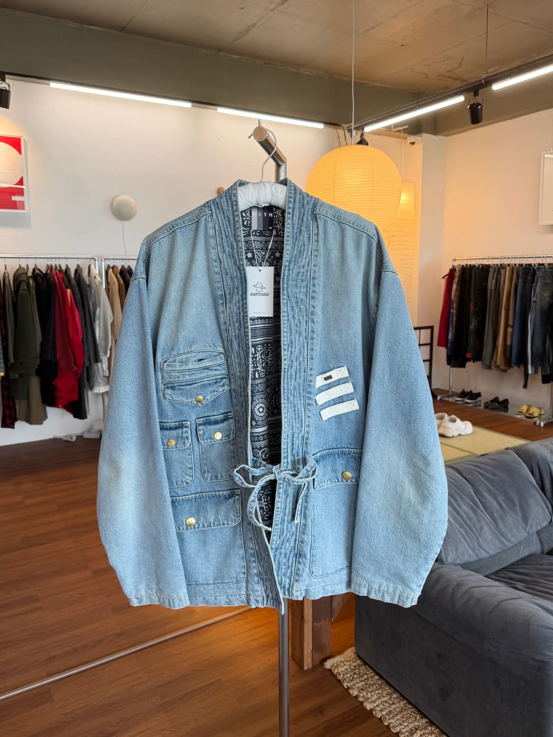 키스 19SS 데님 하오리 자켓  KITH 상품이미지2