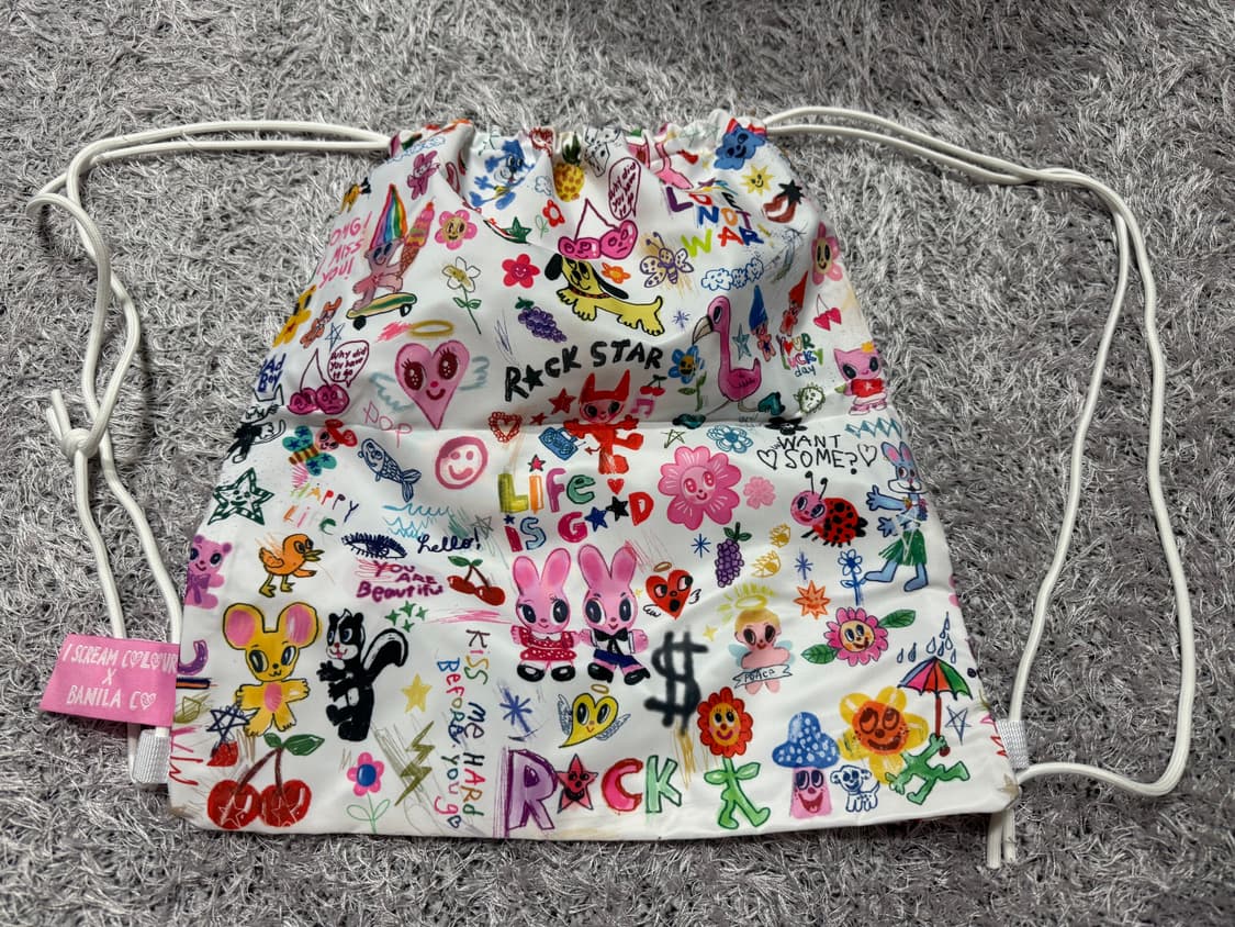 아이스크림 스트링백 + 키링 상품이미지1