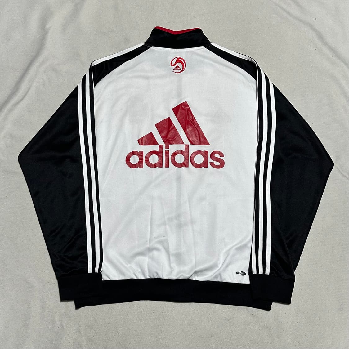 110 아디다스 FC서울 화이트 블랙 배색 트랙탑 상품이미지3