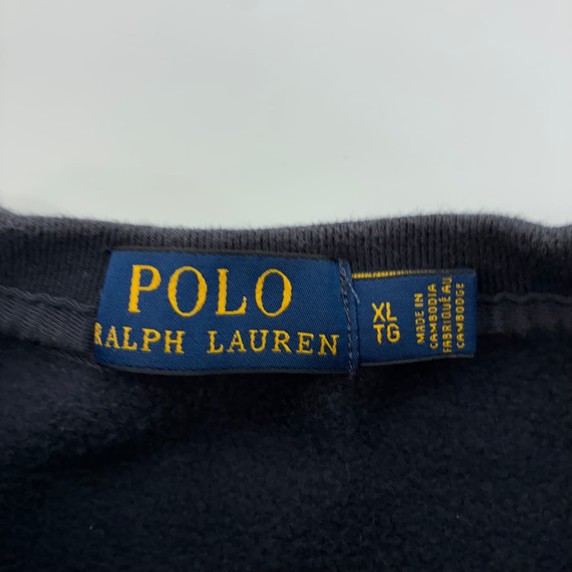 Polo  폴로 랄프로렌 자수 코튼 블랙 맨투맨  상품이미지4