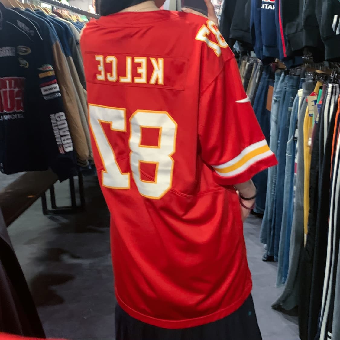 [IM] NFL X NIKE 캔자스시티 치프스 KELCE No.87 레드 상품이미지4