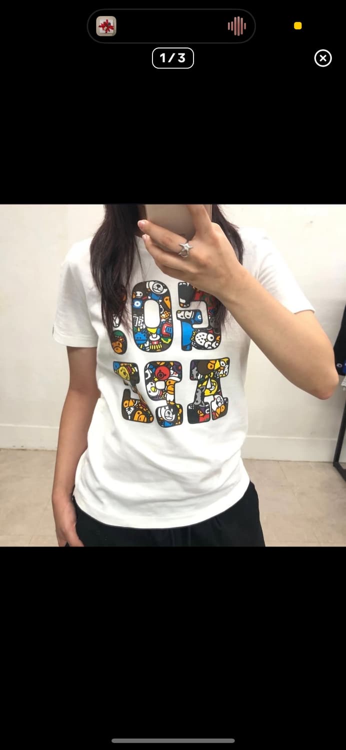 베이프 빈티지 반팔 상품이미지1