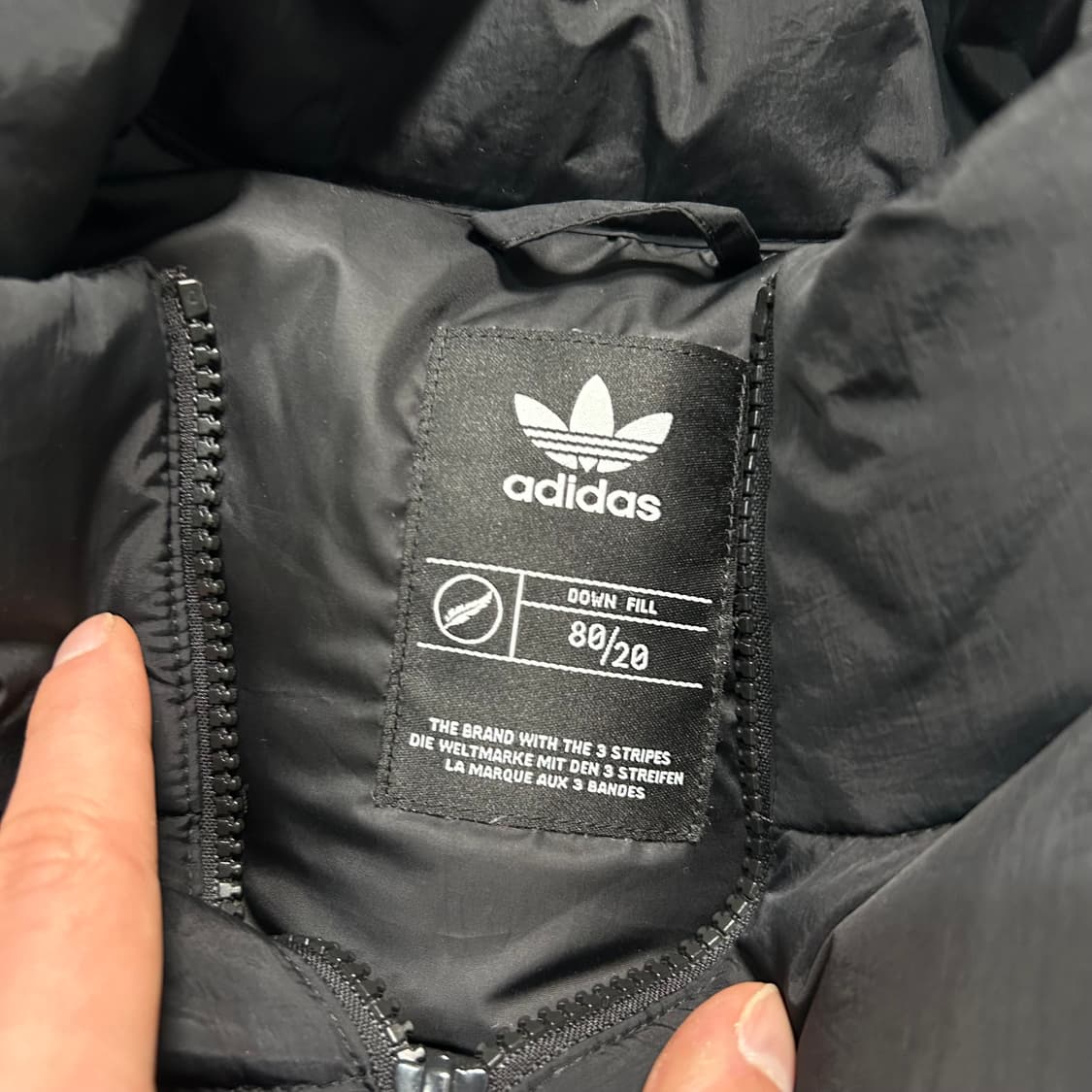 아디다스(ADIDAS)로고 패딩 덕다운 베스트 상품이미지4