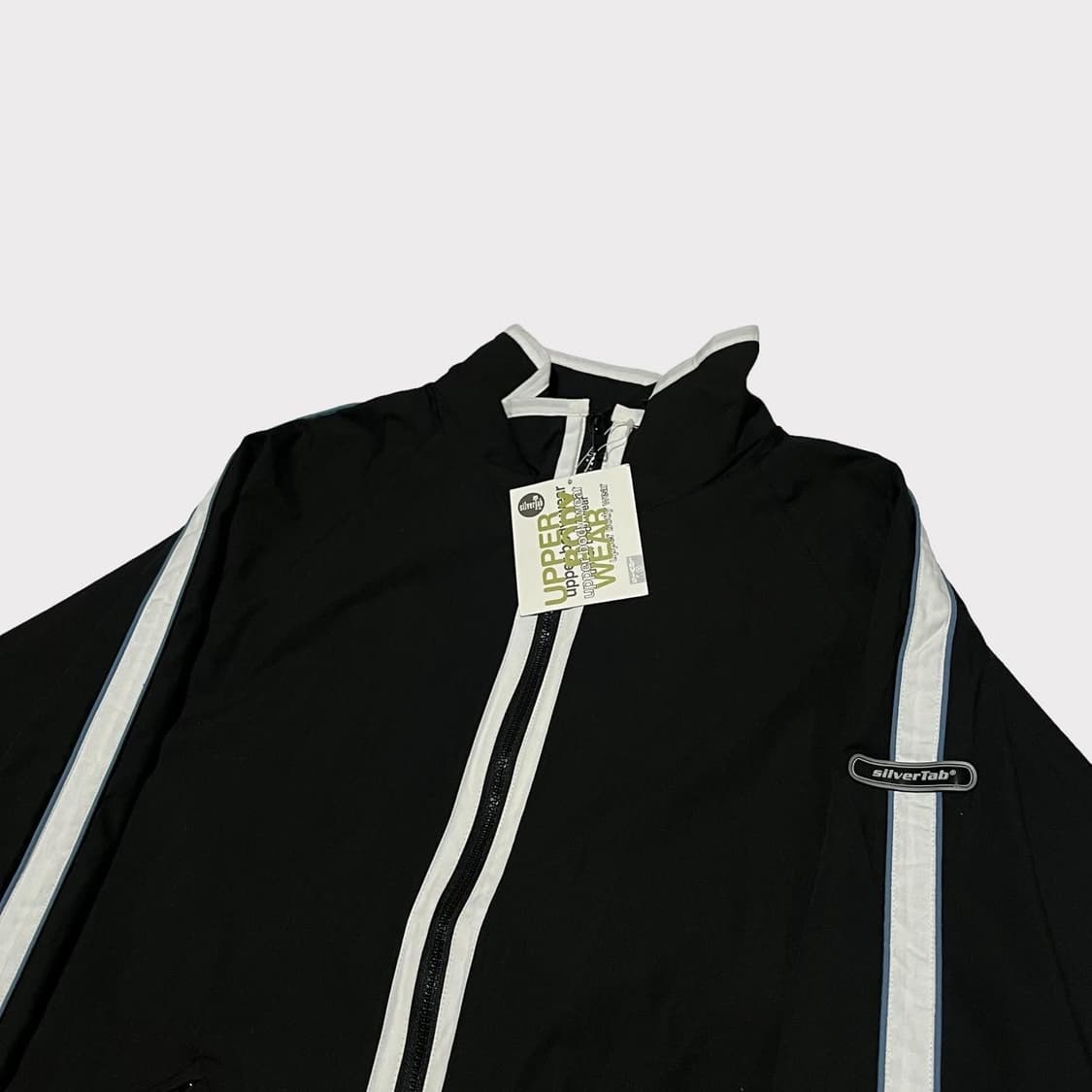 Leivs silver tab zip up jacket 상품이미지1