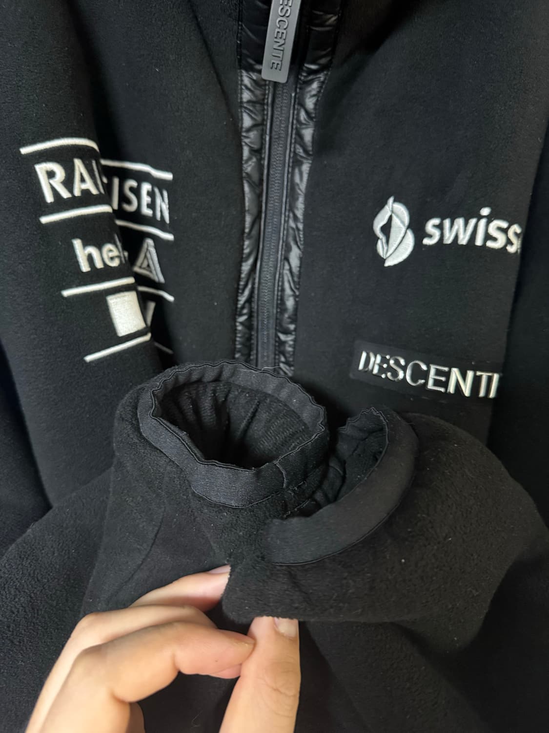 데상트 스키팀 헤비 후리스 xxl 상품이미지3