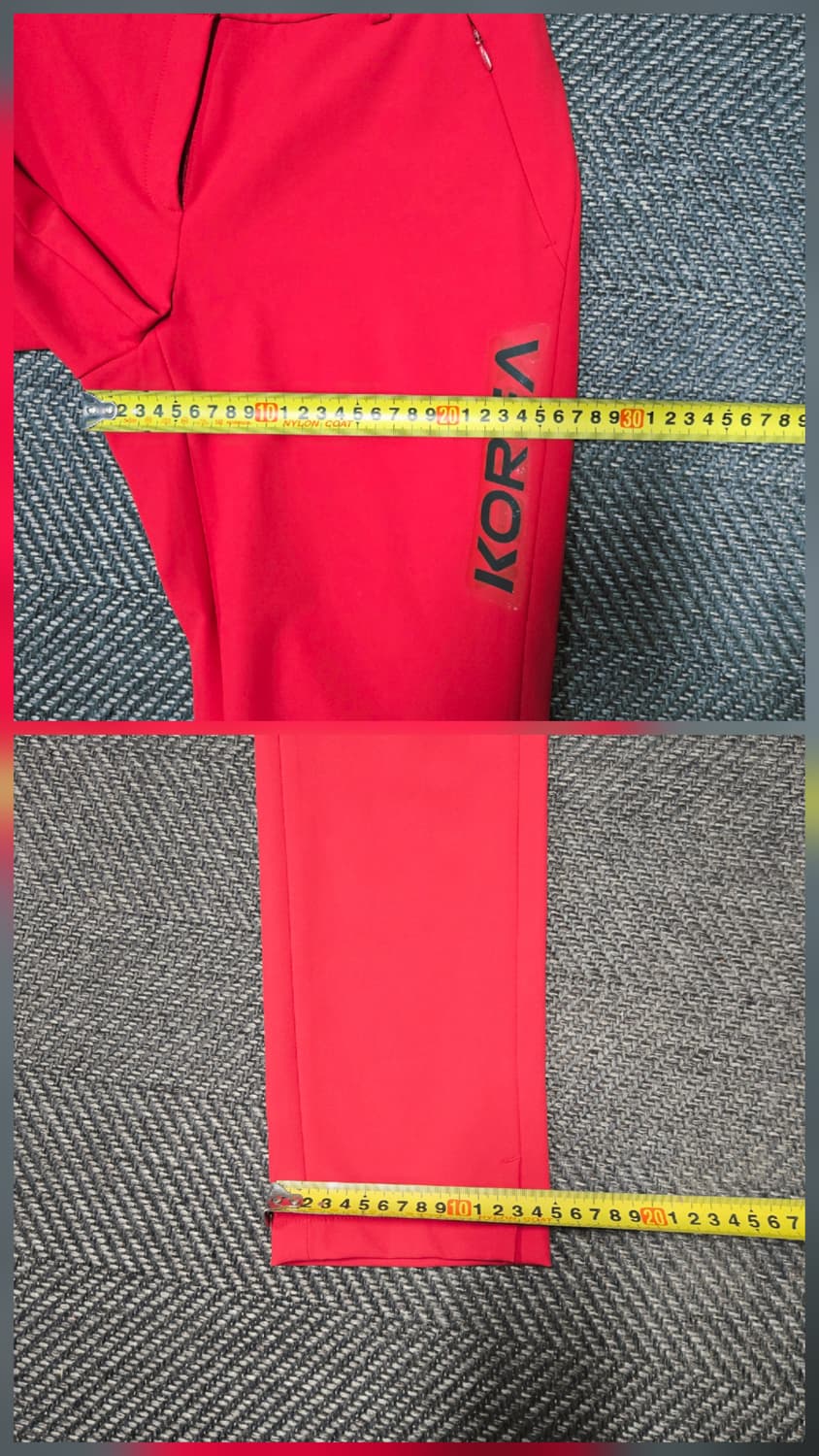 왁골프 WAAC 여성 레드 팬츠 KOREA 로고 상품이미지7