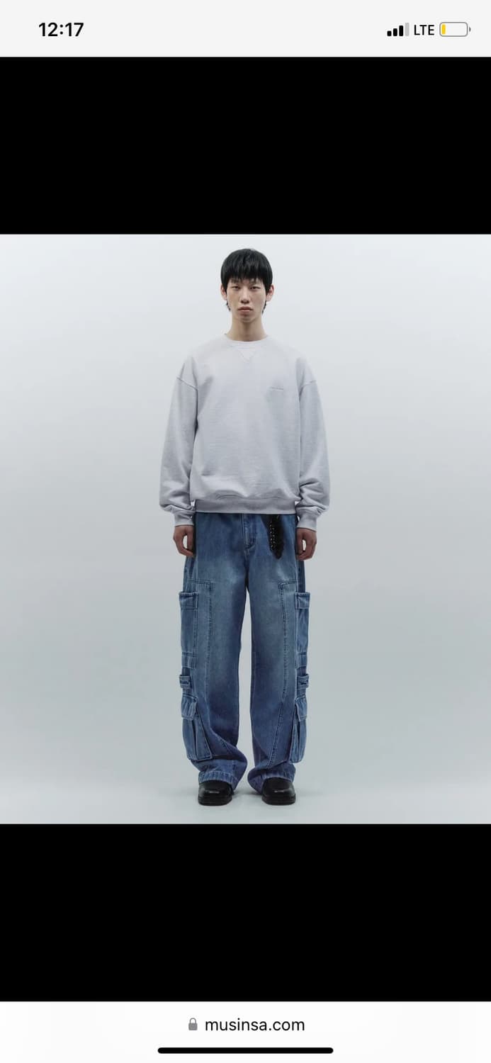 인사일런스 더블 포켓 워크 데님 팬츠 상품이미지1