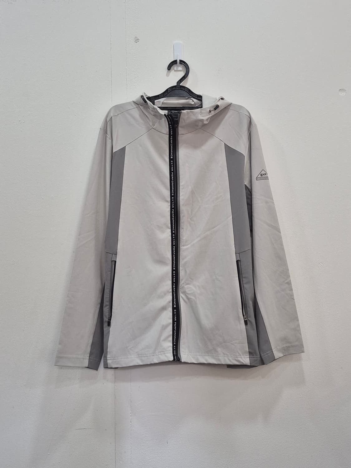 EXR 가벼운 후드 바람막이 남성 105 그레이 상품이미지1