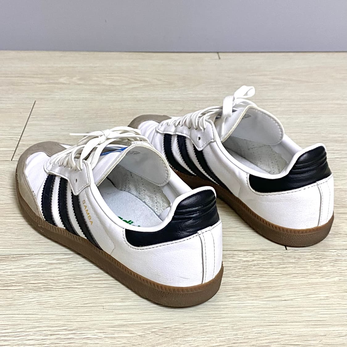 아디다스 삼바 비건 화이트블랙 265 상품이미지5