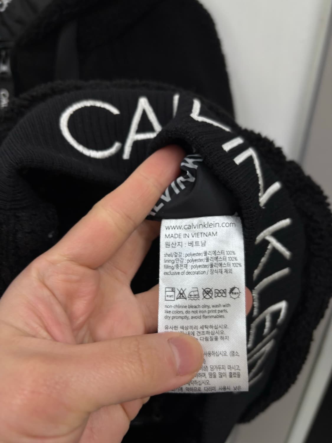 켈빈클라인 플리스 쉐르파 자켓 상품이미지6