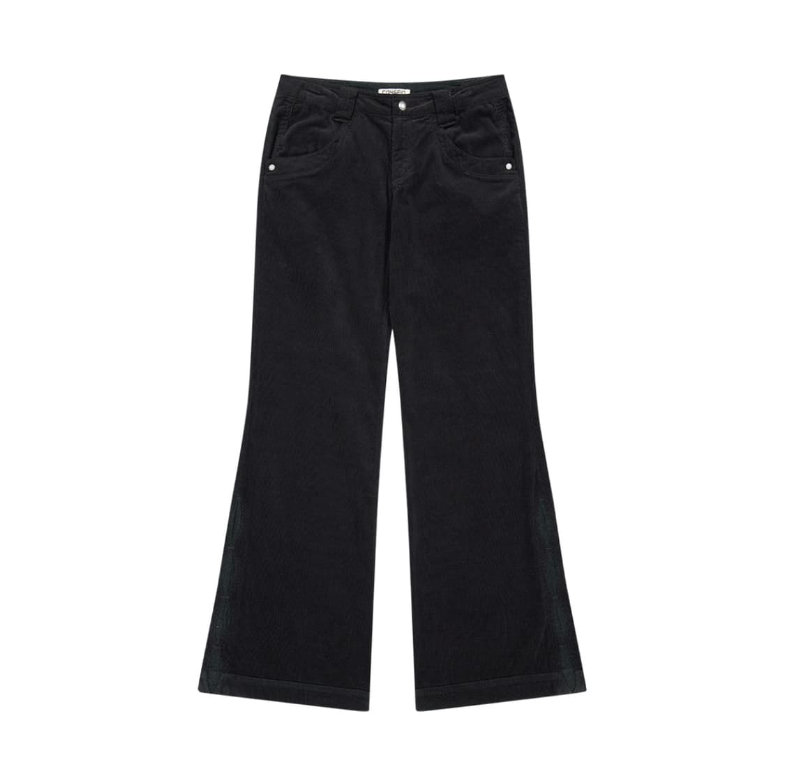 코이세이오 리프 컷 코듀로이 팬츠 차콜 1사이즈 상품이미지1