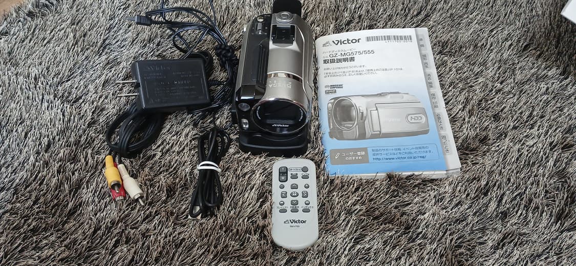 풀박 빈티지 캠코더 jvc victor gz-mg575  상품이미지9