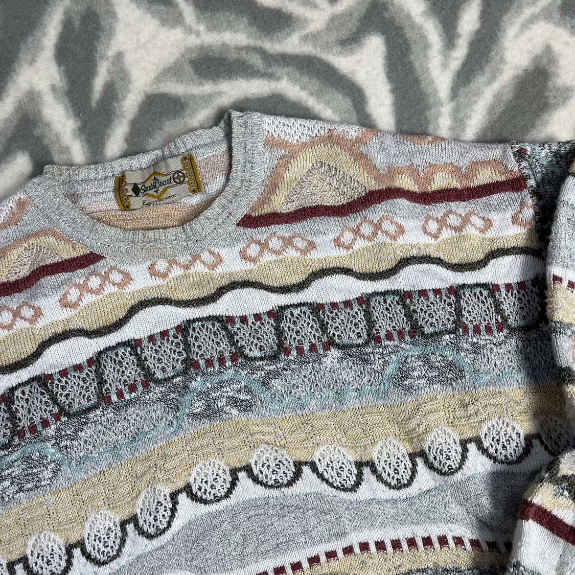 [South Coast] 90's 빈티지 케이블 니트 상품이미지4