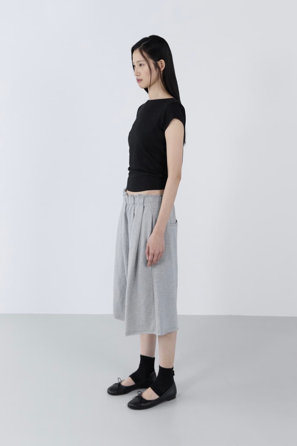 세릭 드레이프 백리스 탑 cerric draped backless top 상품이미지3