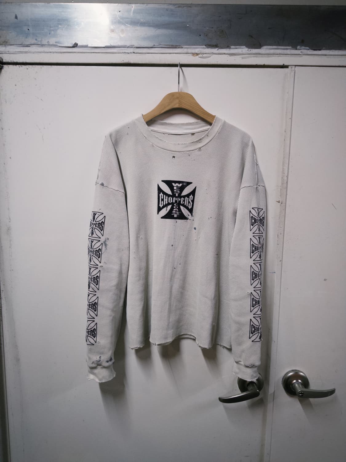 빈티지 웨스트 와플긴팔 상품이미지1