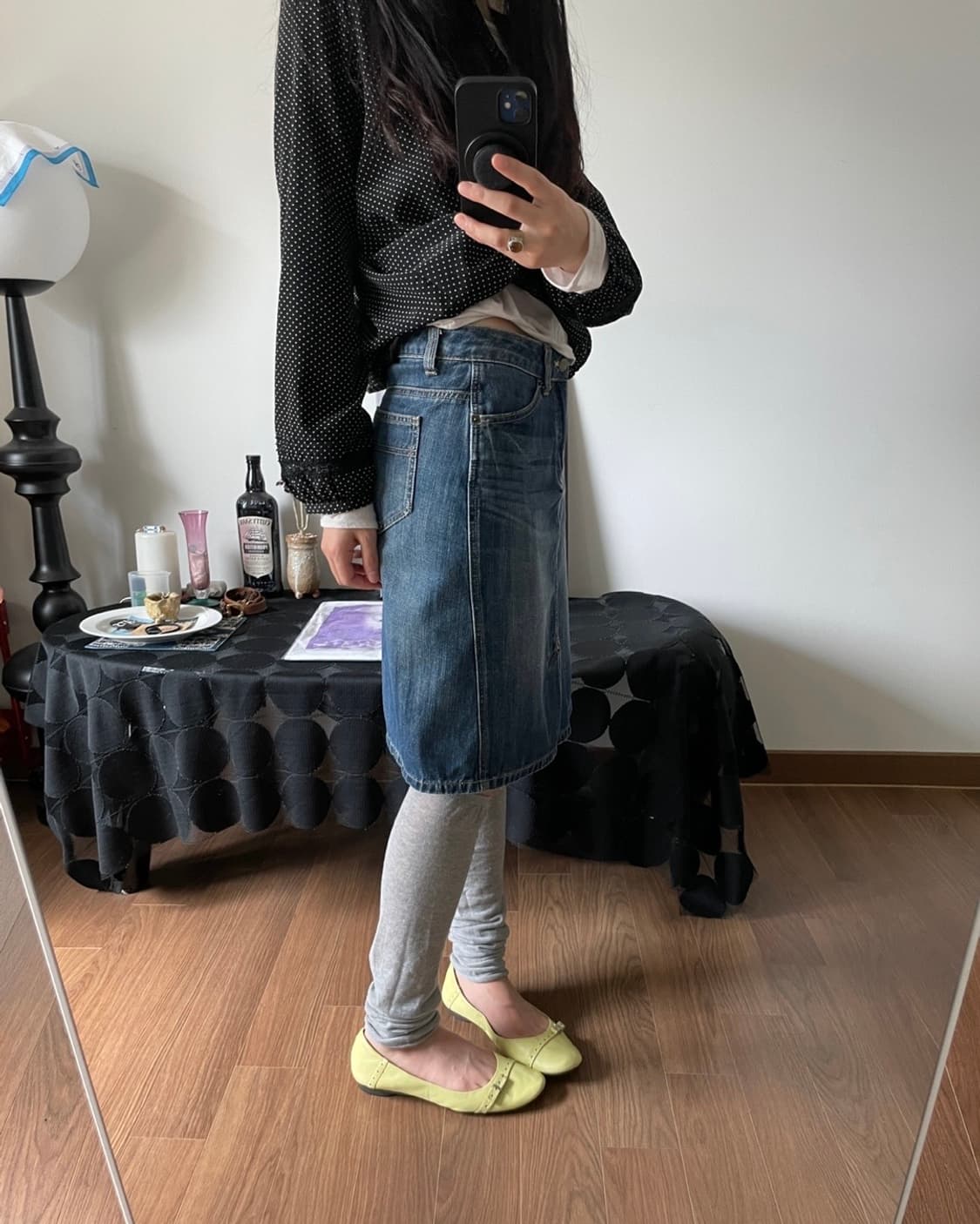 denim skirt 상품이미지7