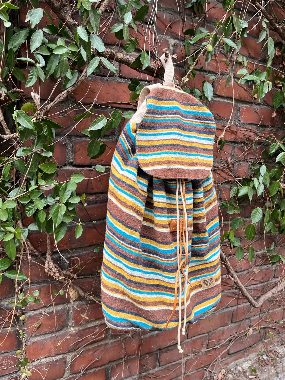 일본 스트라이프 백팩 상품이미지2