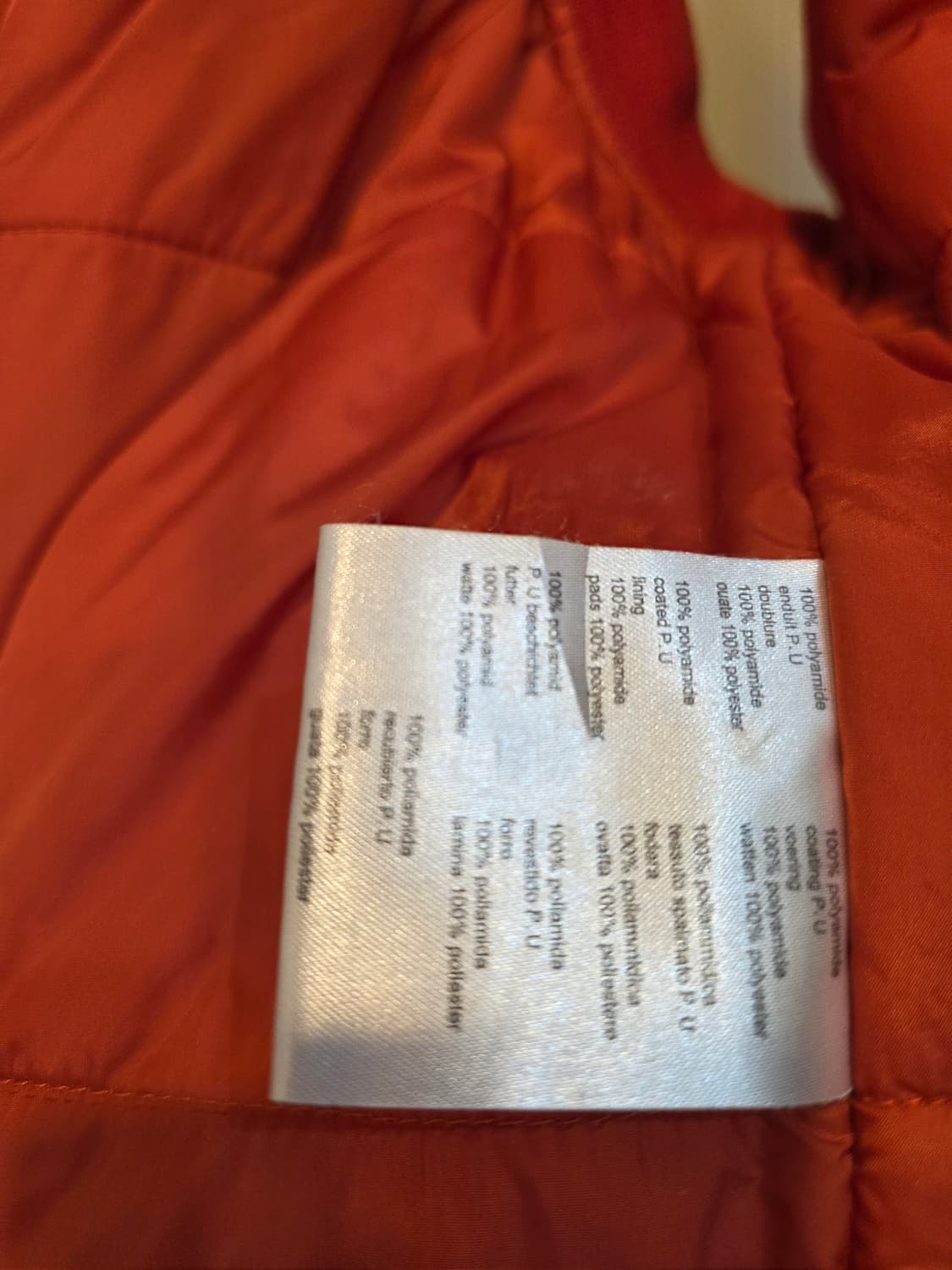 라코스테 주황컬러 윈드브레이커조끼 상품이미지8